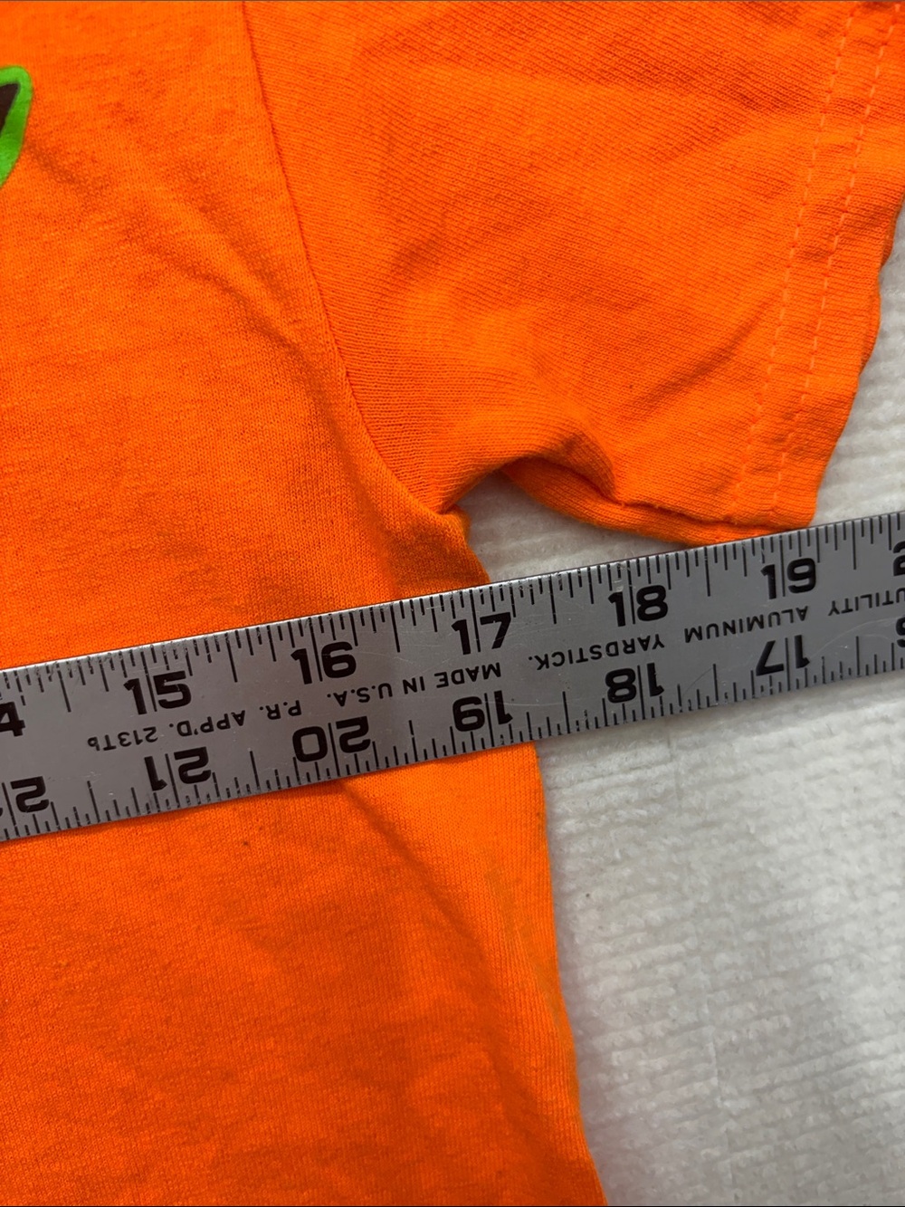 Riff Raff Men’s Graphic Tee in Bright Orange - Picture 3 of 5